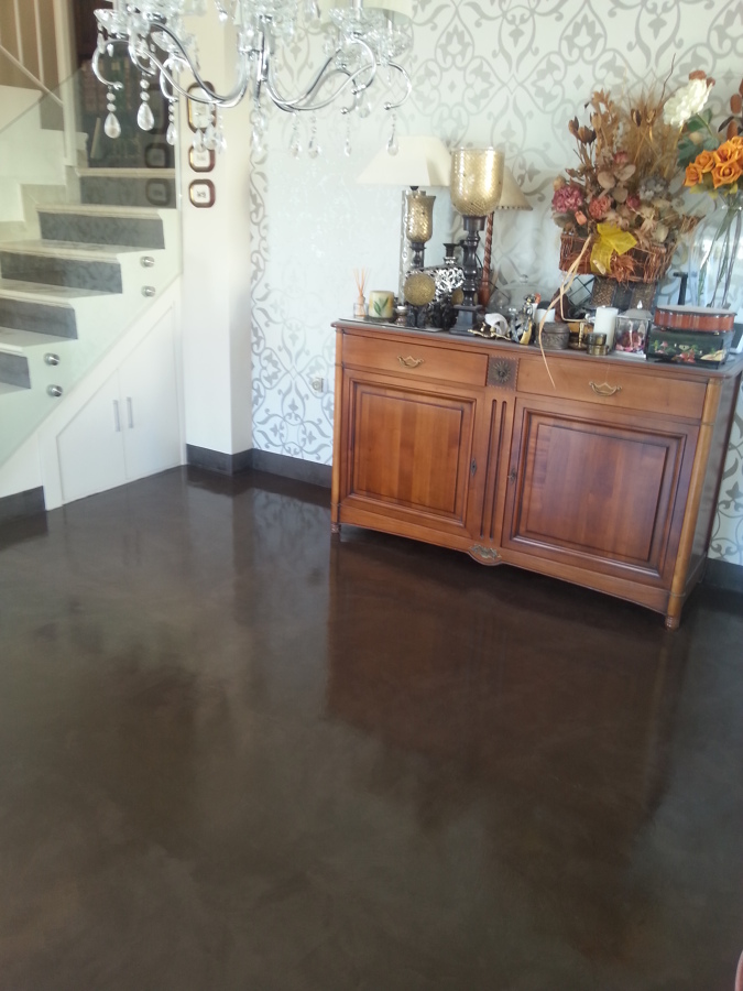 Suelo y Rodapie soleria sobre antiguo gres