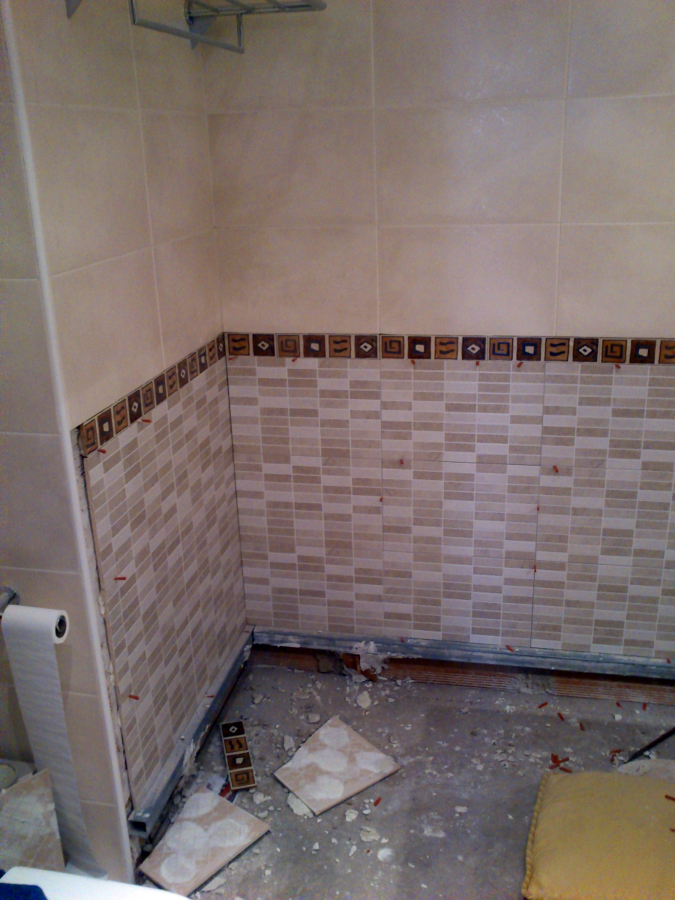 Sustitución de bañara por plato de ducha