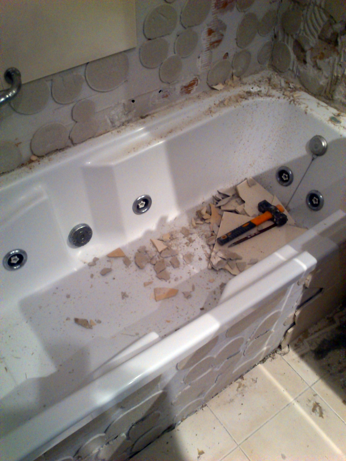 Sustitución de bañara por plato de ducha