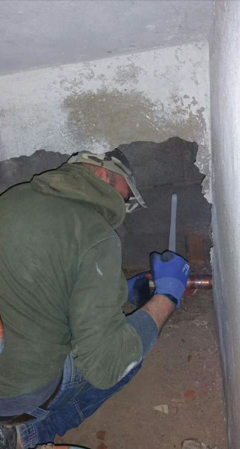 Sustitución tubería general alimentación edificio