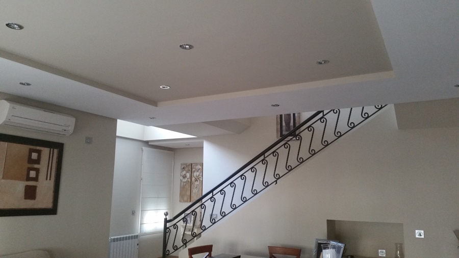 Tabiqueria ,trasdosado y falsos techos en salón