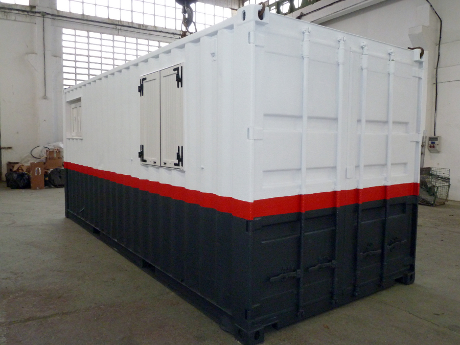 TALLER MOVIL FORMADO POR UN CONTENEDOR ISO 20