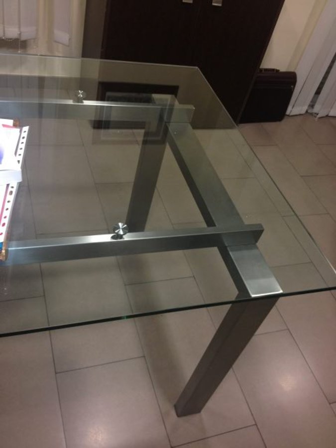 tapa de mesa en cristal templado