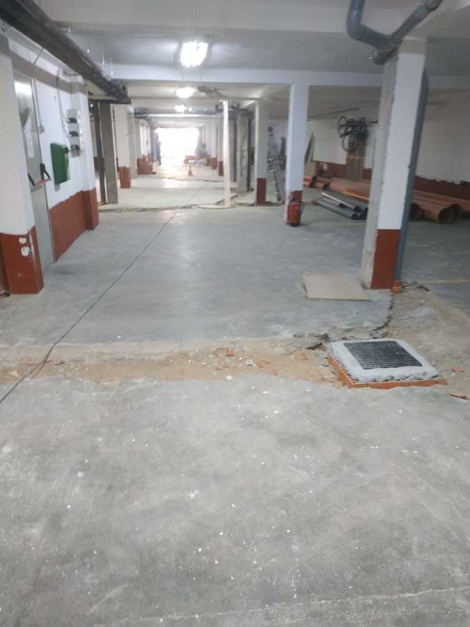 Tapado de zanjas y construccion de las nuevas arquetas