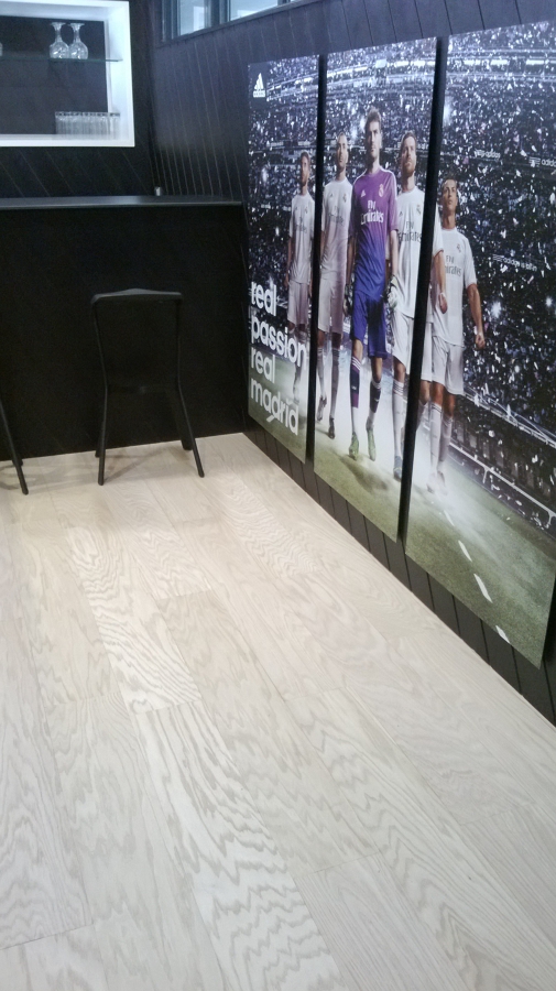 tarima de chapa natural de roble