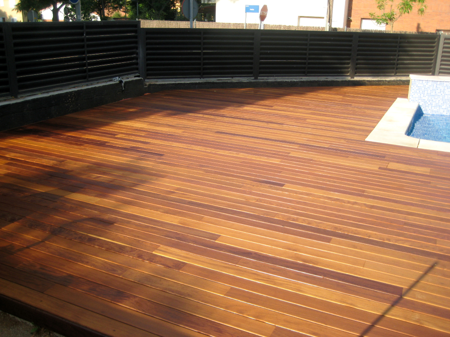 Tarima de Exterior Ipe Grapa Vista