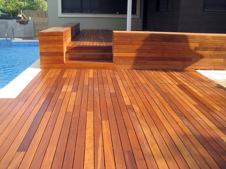 Tarima de Exterior Ipe Grapa Vista