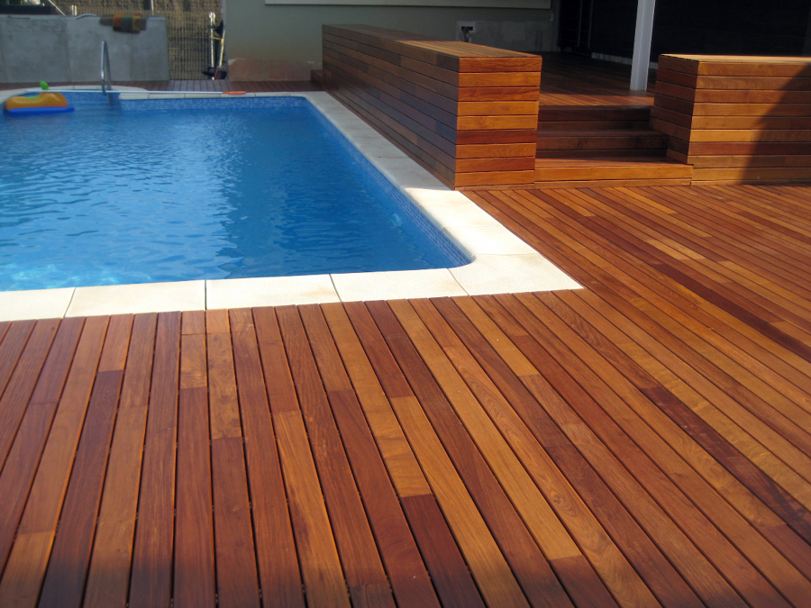 Tarima de Exterior Ipe Grapa Vista