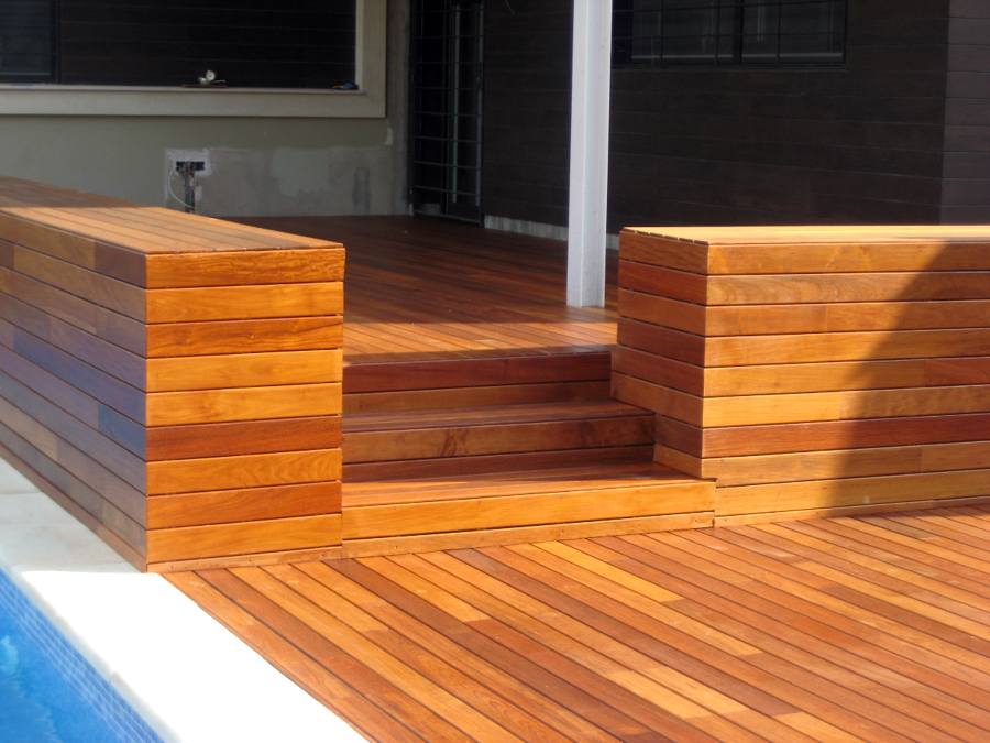 Tarima de Exterior Ipe Grapa Vista