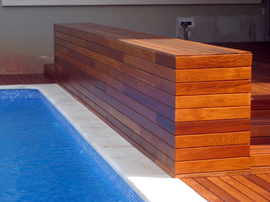 Tarima de Exterior Ipe Grapa Vista