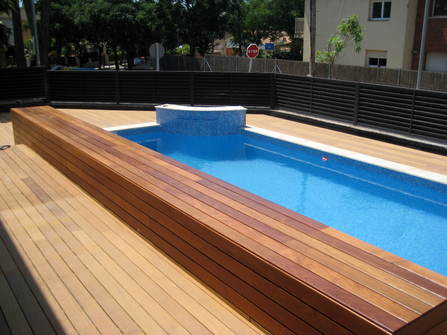 Tarima de Exterior Ipe Grapa Vista