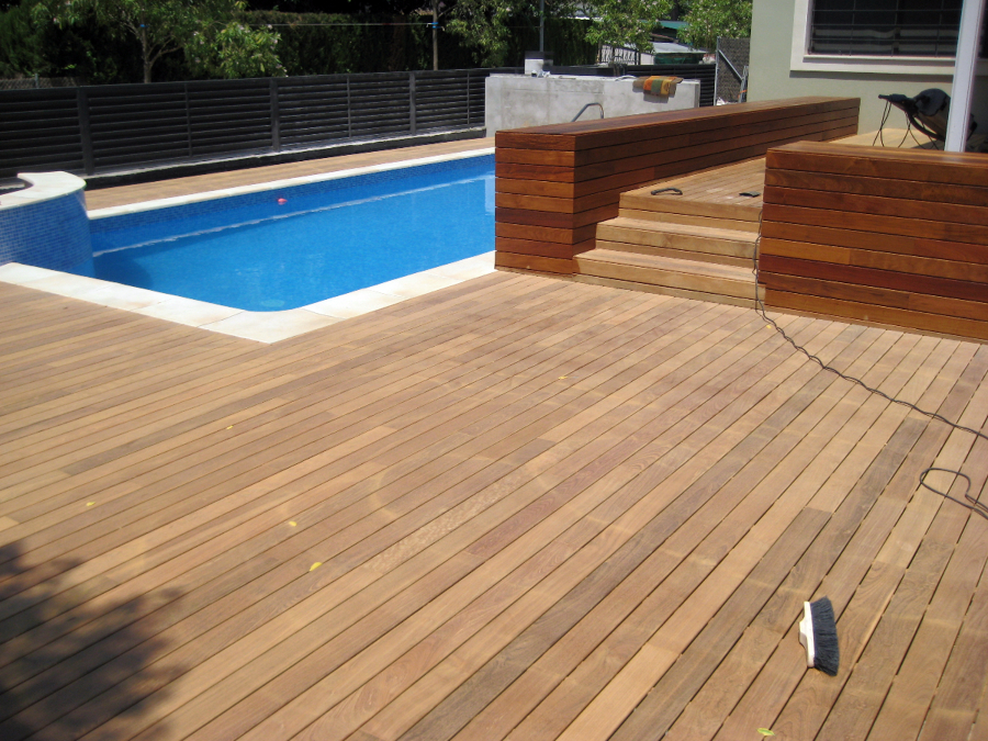 Tarima de Exterior Ipe Grapa Vista