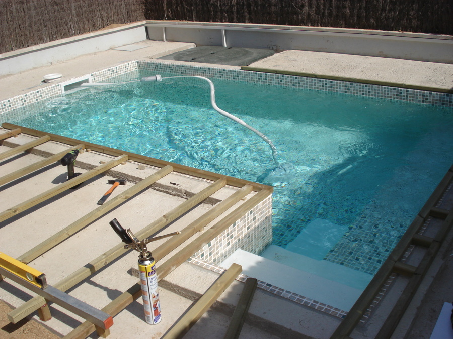 Tarima de exteriores piscinas