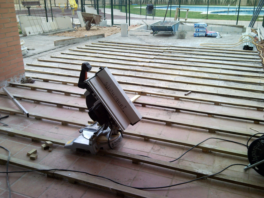 TARIMA EXTERIOR FIBERON PROFESSIONAL GRIS