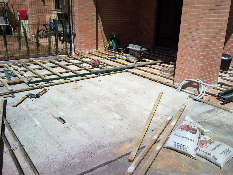 TARIMA EXTERIOR FIBERON PROFESSIONAL GRIS