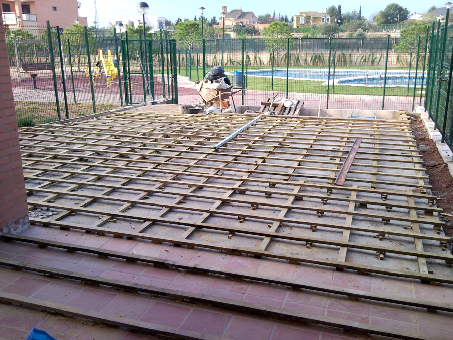 TARIMA EXTERIOR FIBERON PROFESSIONAL GRIS