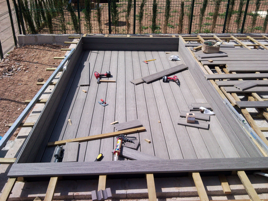 TARIMA EXTERIOR FIBERON PROFESSIONAL GRIS