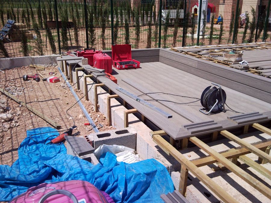 TARIMA EXTERIOR FIBERON PROFESSIONAL GRIS