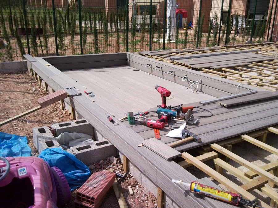 TARIMA EXTERIOR FIBERON PROFESSIONAL GRIS