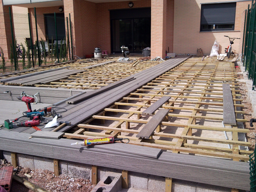 TARIMA EXTERIOR FIBERON PROFESSIONAL GRIS