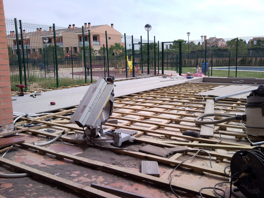 TARIMA EXTERIOR FIBERON PROFESSIONAL GRIS