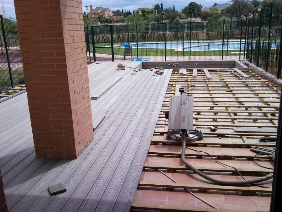 TARIMA EXTERIOR FIBERON PROFESSIONAL GRIS