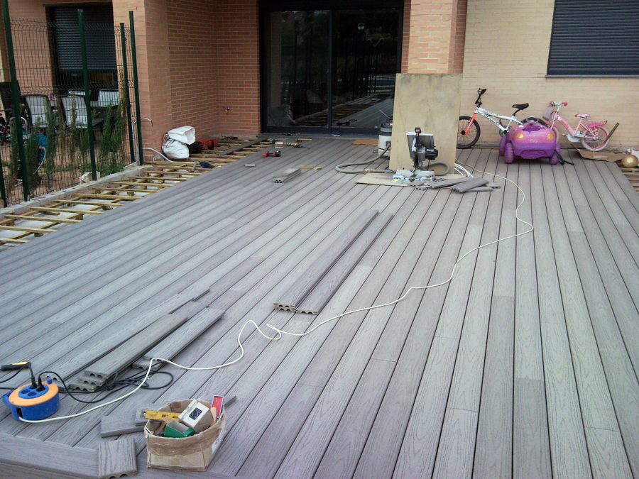 TARIMA EXTERIOR FIBERON PROFESSIONAL GRIS