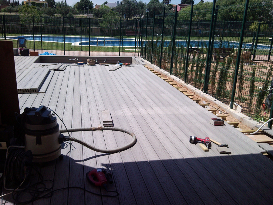 TARIMA EXTERIOR FIBERON PROFESSIONAL GRIS