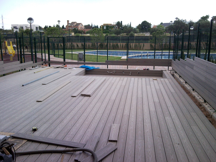 TARIMA EXTERIOR FIBERON PROFESSIONAL GRIS