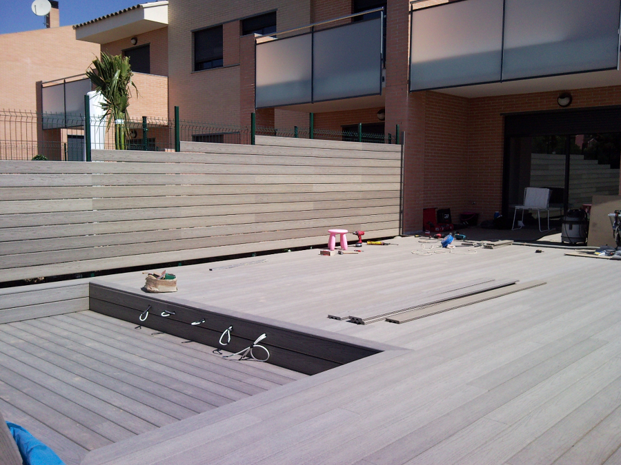 TARIMA EXTERIOR FIBERON PROFESSIONAL GRIS