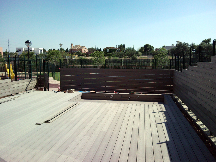 TARIMA EXTERIOR FIBERON PROFESSIONAL GRIS