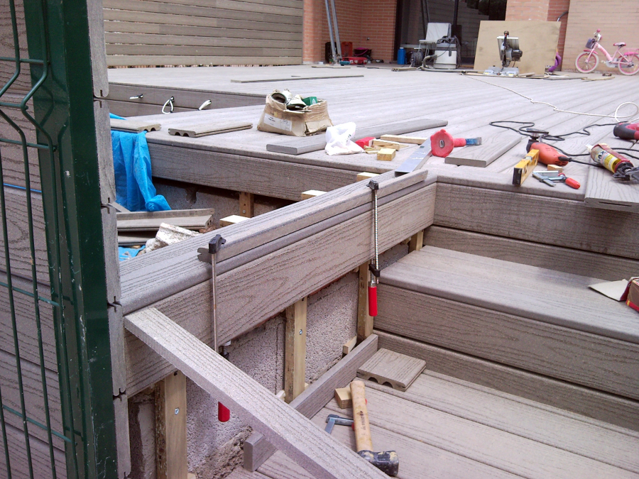 TARIMA EXTERIOR FIBERON PROFESSIONAL GRIS