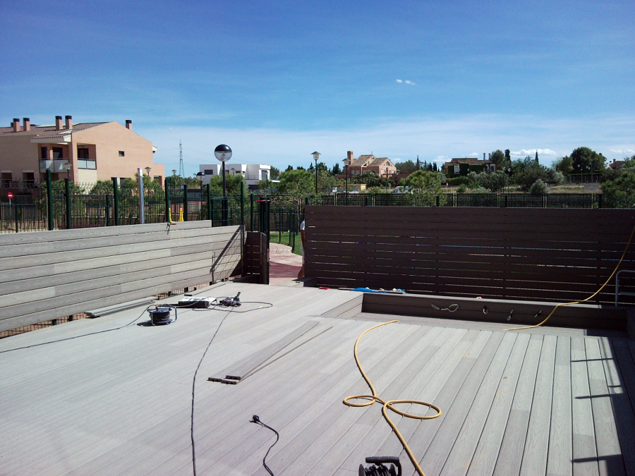 TARIMA EXTERIOR FIBERON PROFESSIONAL GRIS