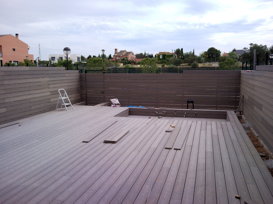 TARIMA EXTERIOR FIBERON PROFESSIONAL GRIS