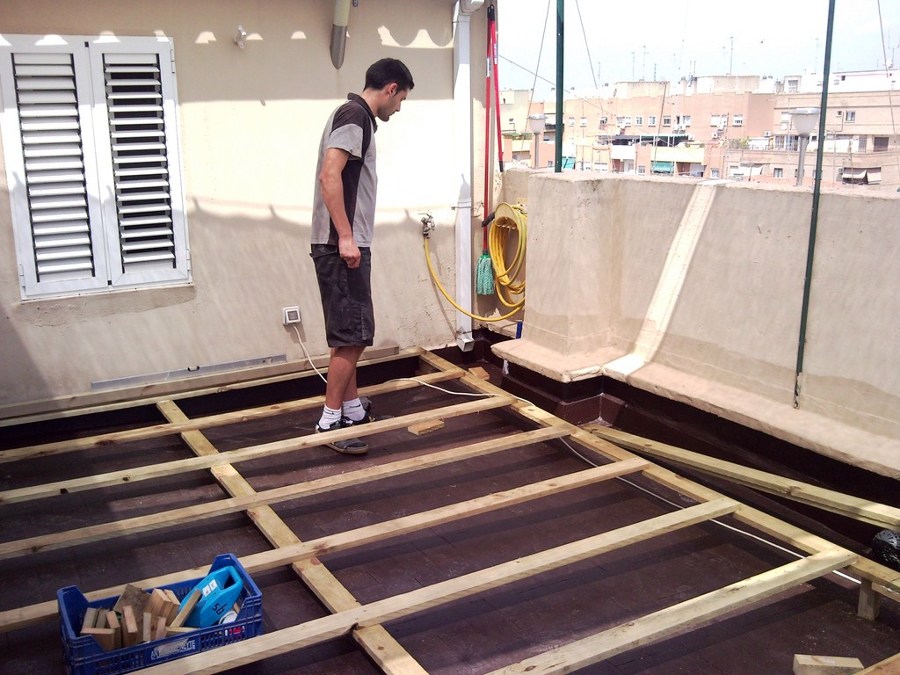 TARIMA EXTERIOR IPE EN ÁTICO