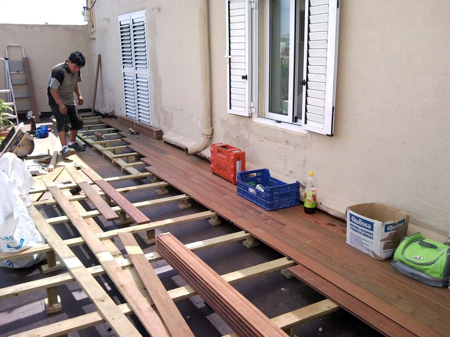 TARIMA EXTERIOR IPE EN ÁTICO