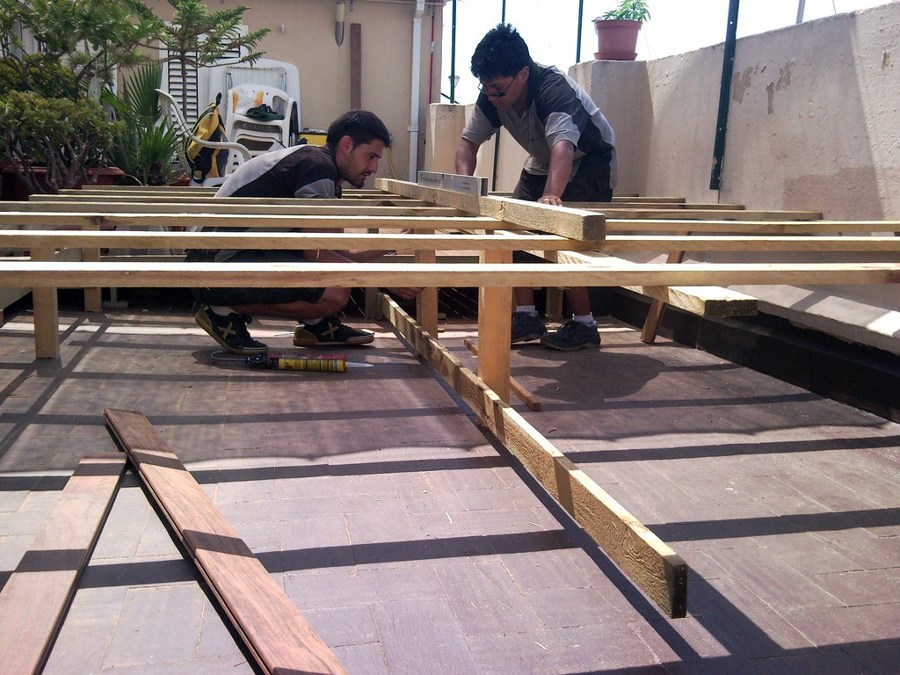 TARIMA EXTERIOR IPE EN ÁTICO