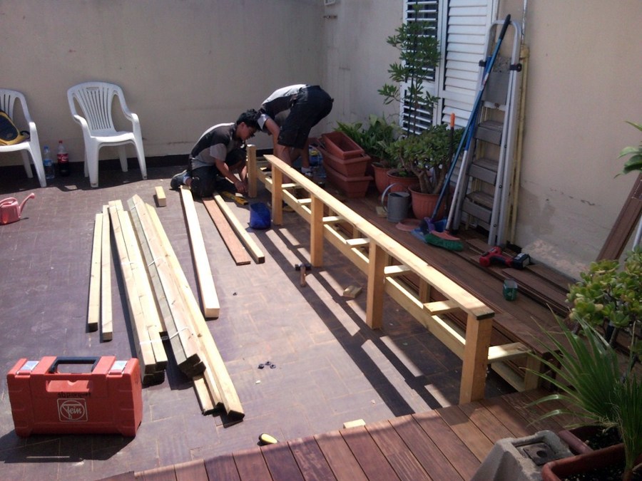 TARIMA EXTERIOR IPE EN ÁTICO