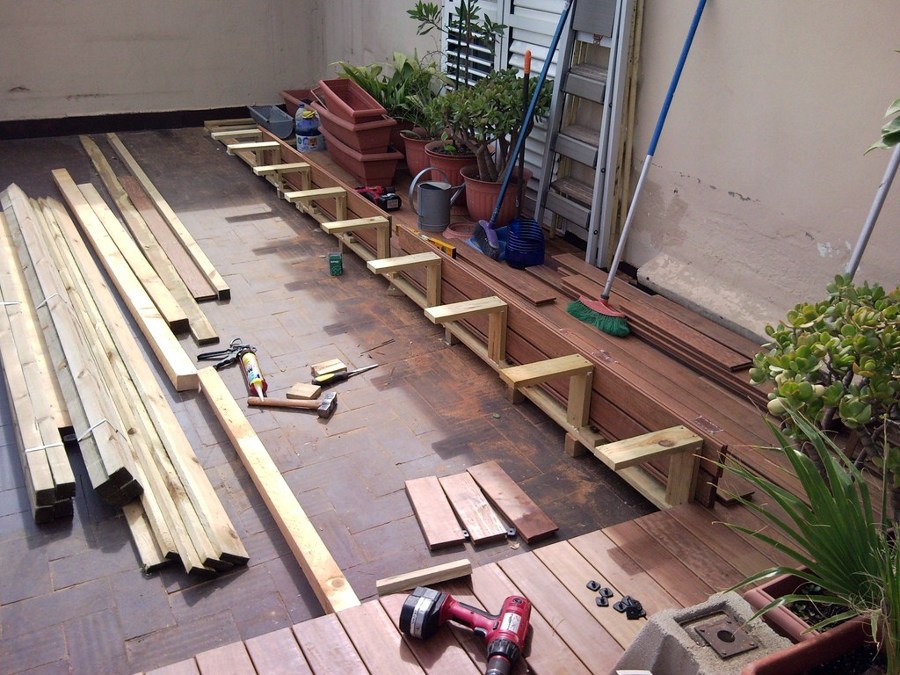 TARIMA EXTERIOR IPE EN ÁTICO