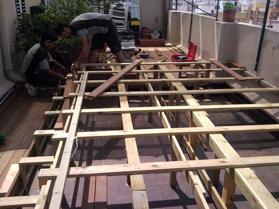 TARIMA EXTERIOR IPE EN ÁTICO