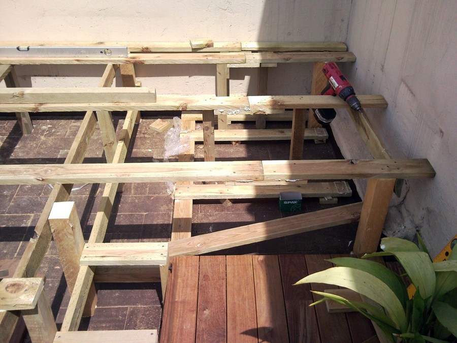 TARIMA EXTERIOR IPE EN ÁTICO