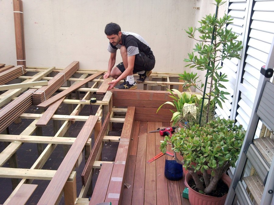 TARIMA EXTERIOR IPE EN ÁTICO