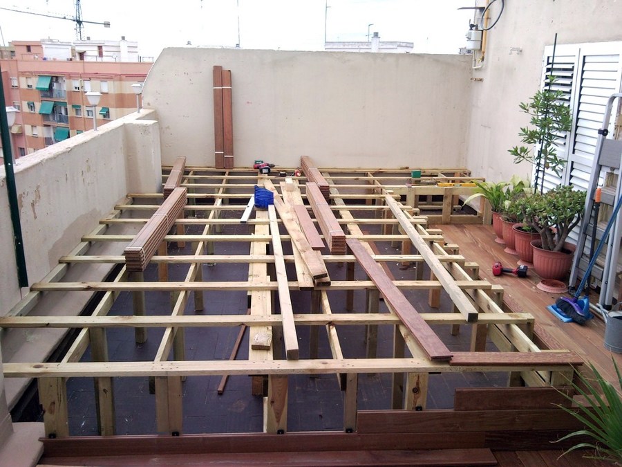 TARIMA EXTERIOR IPE EN ÁTICO