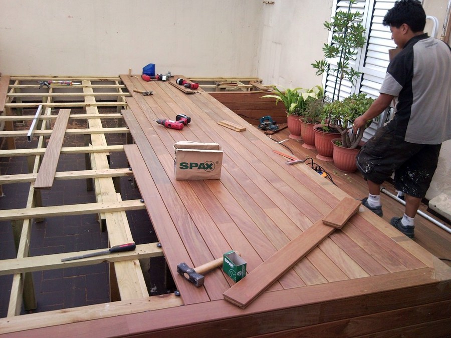 TARIMA EXTERIOR IPE EN ÁTICO