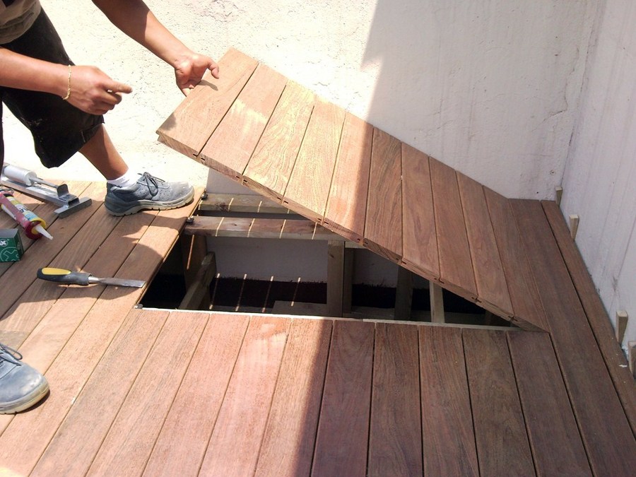 TARIMA EXTERIOR IPE EN ÁTICO