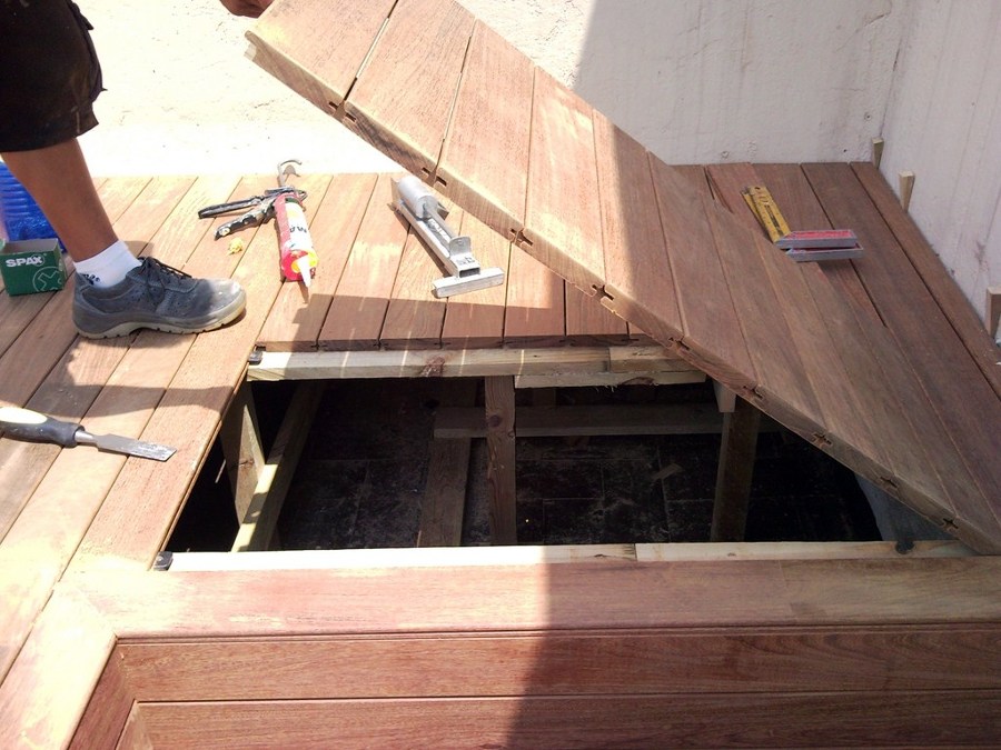 TARIMA EXTERIOR IPE EN ÁTICO