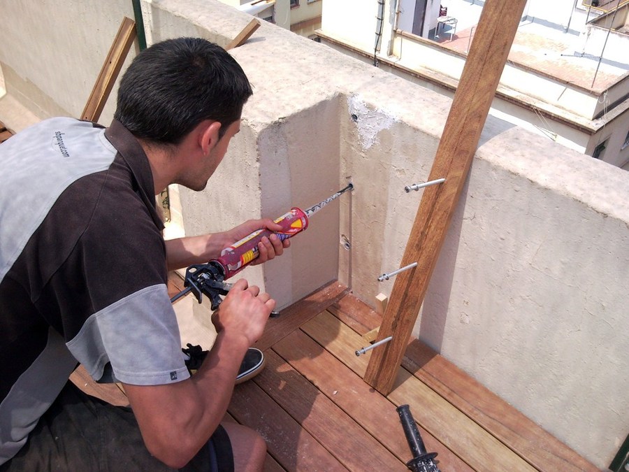 TARIMA EXTERIOR IPE EN ÁTICO