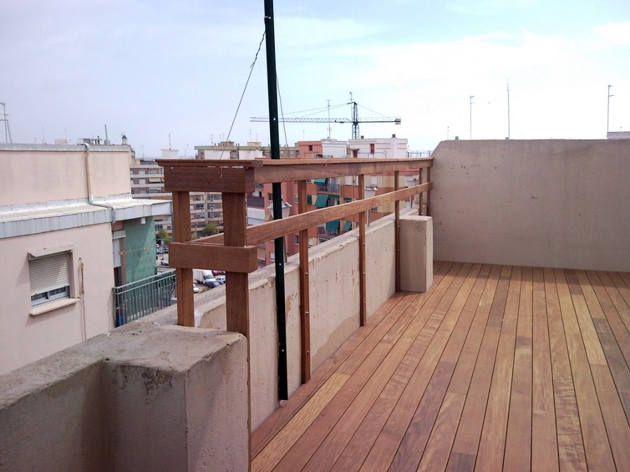 TARIMA EXTERIOR IPE EN ÁTICO