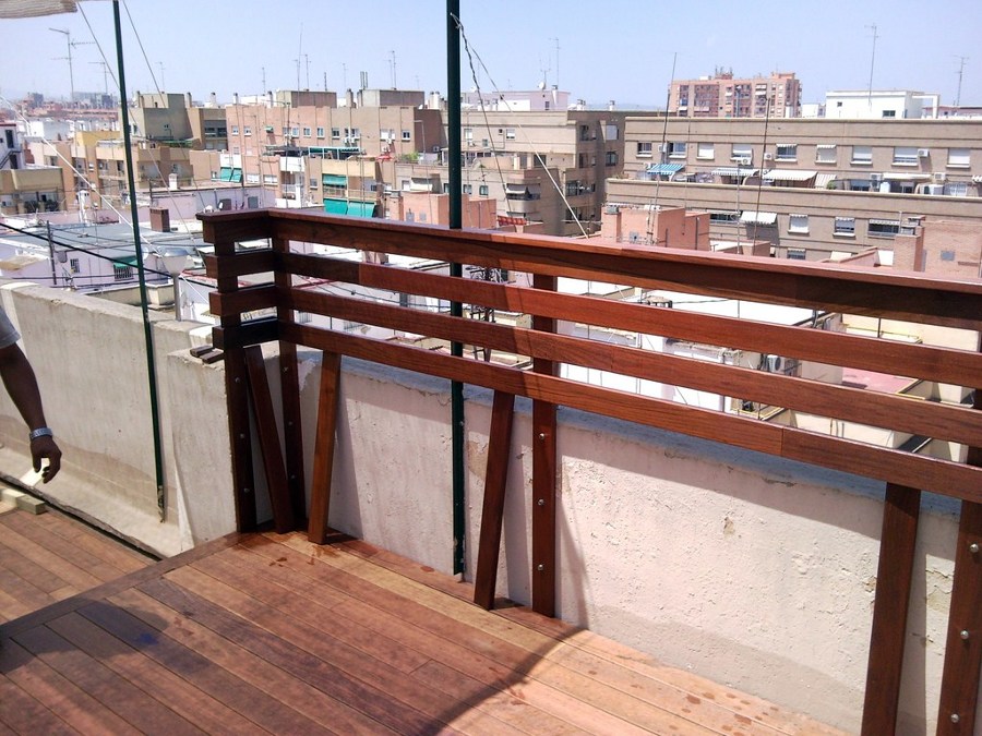 TARIMA EXTERIOR IPE EN ÁTICO