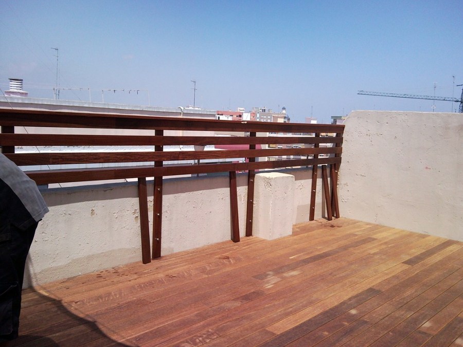 TARIMA EXTERIOR IPE EN ÁTICO